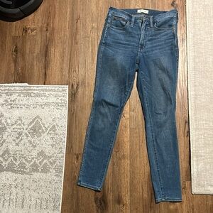 Madewell 10” High Rise Skinny 27
